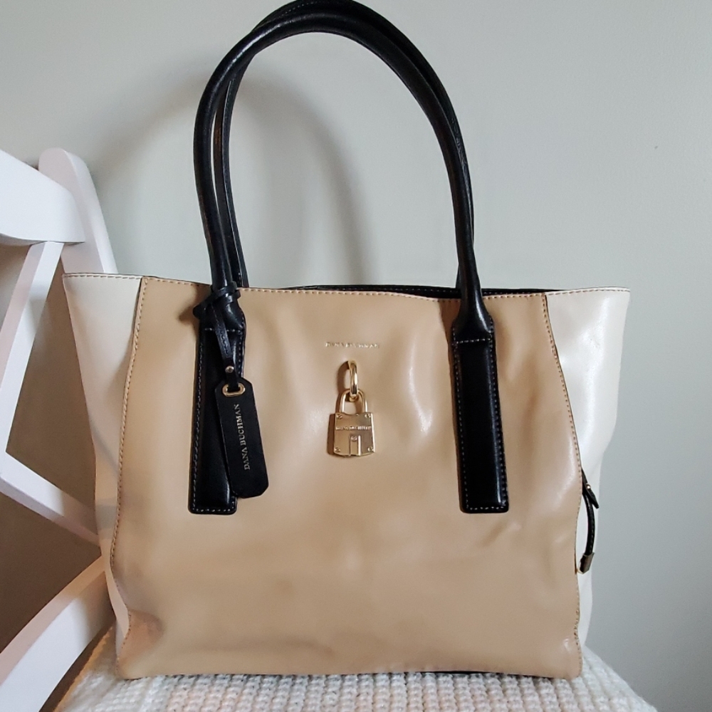 Dana Buchman Genuine Leather Tote Bag